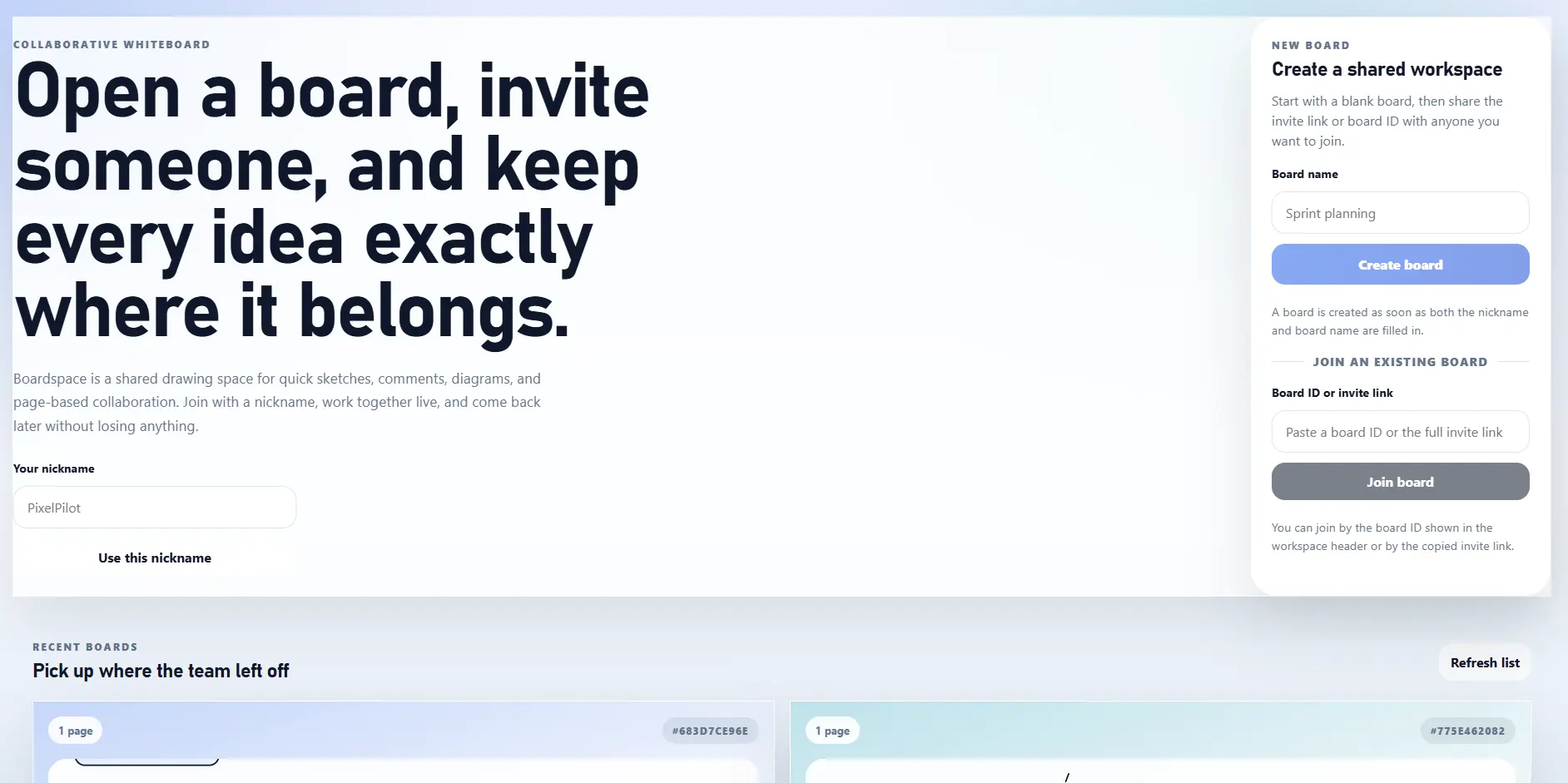 Boardspace - Collaborative Whiteboard
